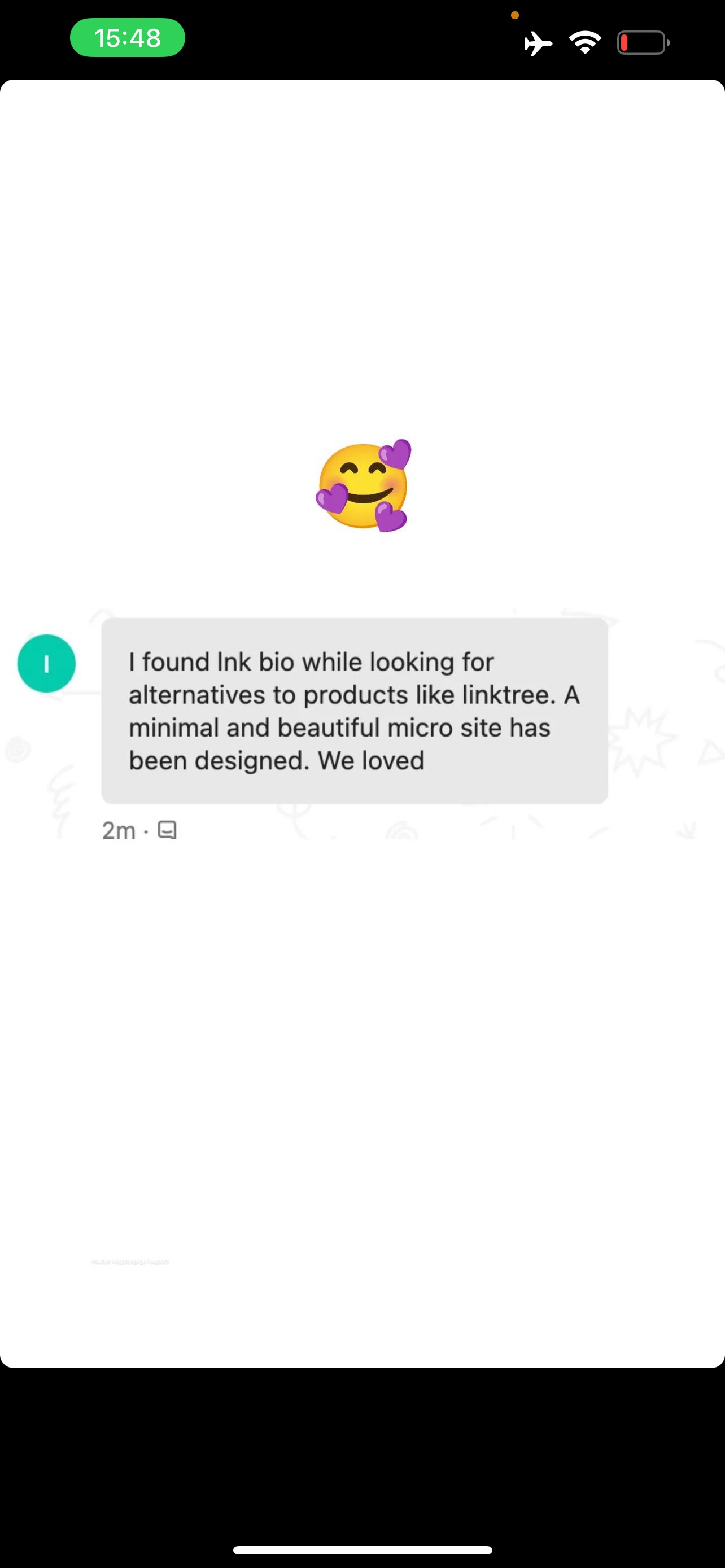 Lnk.Bio testimonials